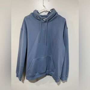 H&M Essentials Men’s L Blue Relaxed Fit Hoodie